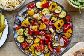 courgettes, poivrons, aubergines, oignon - ou selon marché